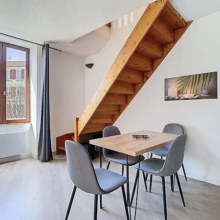 Le Duplex, 65m2, Hyper-centre, 2 Chambres, 6 Pers 公寓